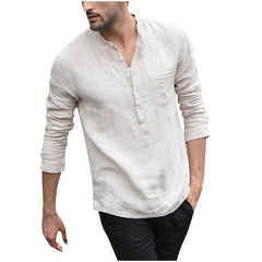 Plaid Collar Tops Turn Down Men Shirts Clothing - ProTrendyz