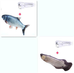 Electric Funny Cat Simulation Fish Beating Usb Jumping Cat Toy - ProTrendyz