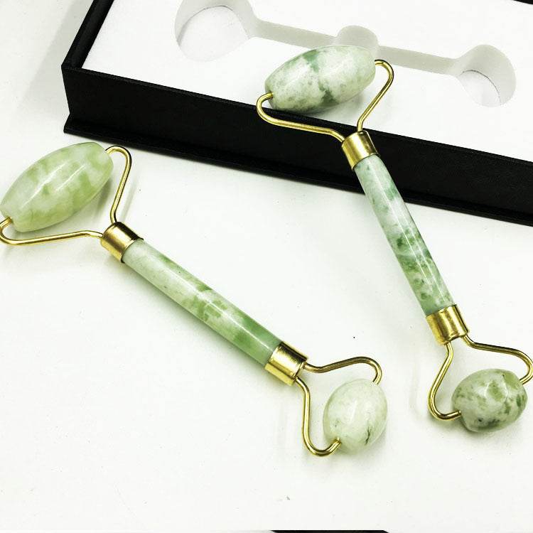 Jade Beauty Device Roller Xiuyu Double-headed Facial Massage Stick Jade Roller - ProTrendyz