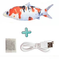 Electric Funny Cat Simulation Fish Beating Usb Jumping Cat Toy - ProTrendyz