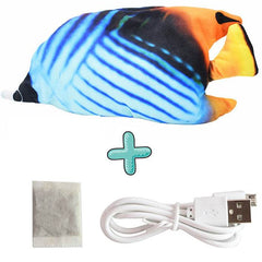 Electric Funny Cat Simulation Fish Beating Usb Jumping Cat Toy - ProTrendyz