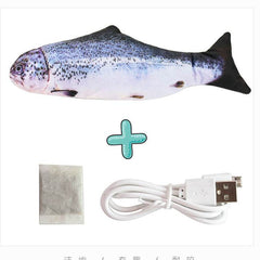 Electric Funny Cat Simulation Fish Beating Usb Jumping Cat Toy - ProTrendyz