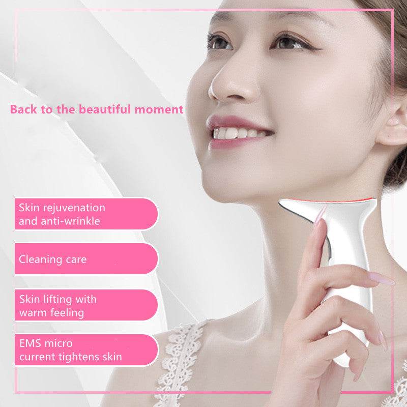 Neck Massager Color Light Skin Rejuvenation Neck Beauty Device - ProTrendyz