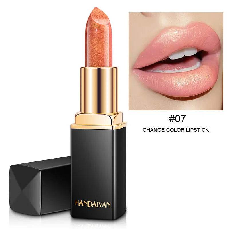 Shiny Metallic Lipstick Pearlescent Color Temperature Change Lipstick Gilt Lipstick - ProTrendyz