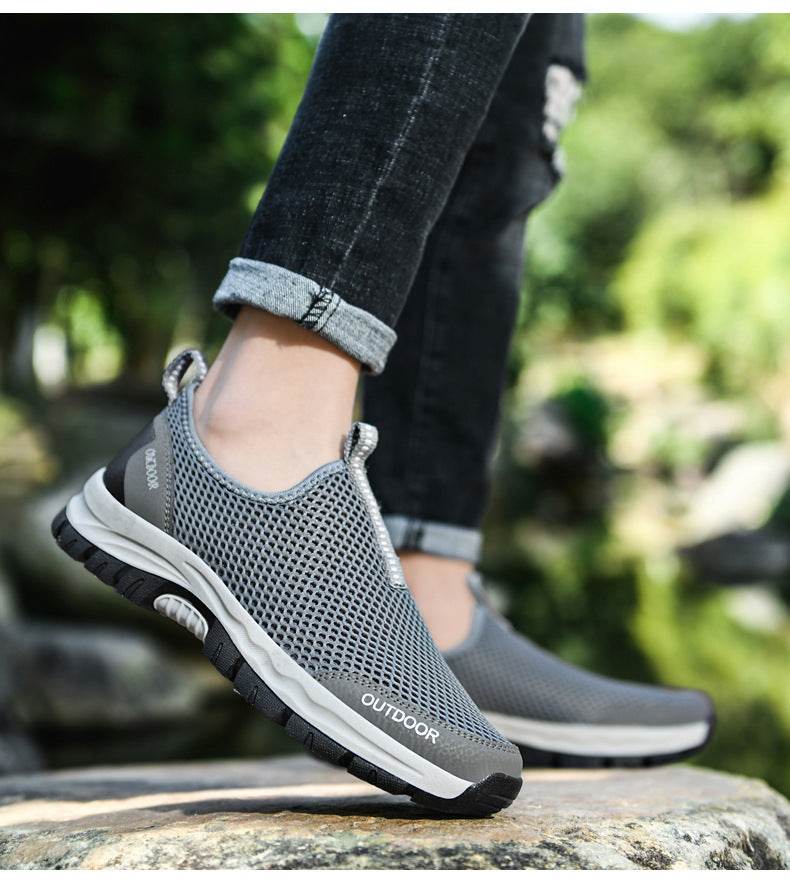Breathable Hollow Fashion Slip-on Lazy Shoes - ProTrendyz