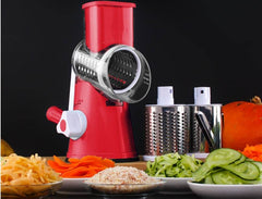 Vegetable Cutter Round Mandoline Slicer Potato Julienne Carrot Grater Cheese - ProTrendyz