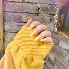 Fake Nails Wear Nails Autumn And Winter Frosted Personality Waterproof Ballet Nails - ProTrendyz