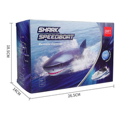 New Electric Shark RC Boat Vehicles Waterproof Swimming Pool Simulation Model Toys 2 In 1 High-speed Remote Control Boat - ProTrendyz