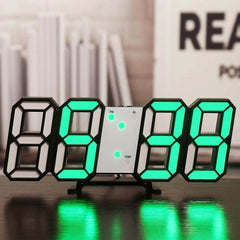 Three-dimensional Wall Clock, Silent Digital Alarm Clock, Three-dimensional Wall Clock For Living Room Gaming Cool Sleek - ProTrendyz