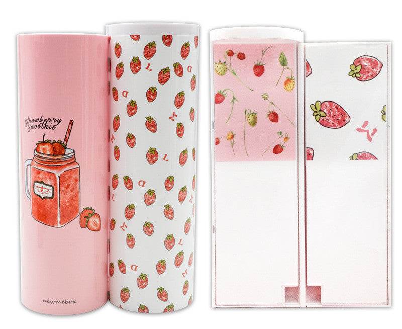 Long Student Pencil Case, Multifunctional Pencil Case, Plastic Double-layer Children's Creative Pencil Case - ProTrendyz