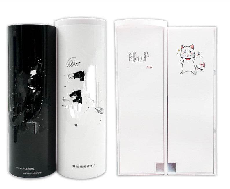 Long Student Pencil Case, Multifunctional Pencil Case, Plastic Double-layer Children's Creative Pencil Case - ProTrendyz