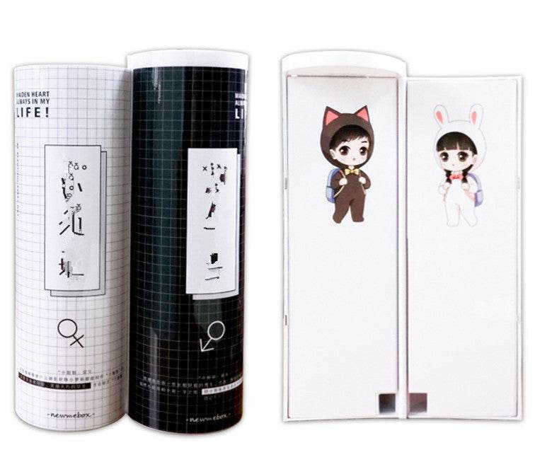 Long Student Pencil Case, Multifunctional Pencil Case, Plastic Double-layer Children's Creative Pencil Case - ProTrendyz