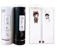 Long Student Pencil Case, Multifunctional Pencil Case, Plastic Double-layer Children's Creative Pencil Case - ProTrendyz