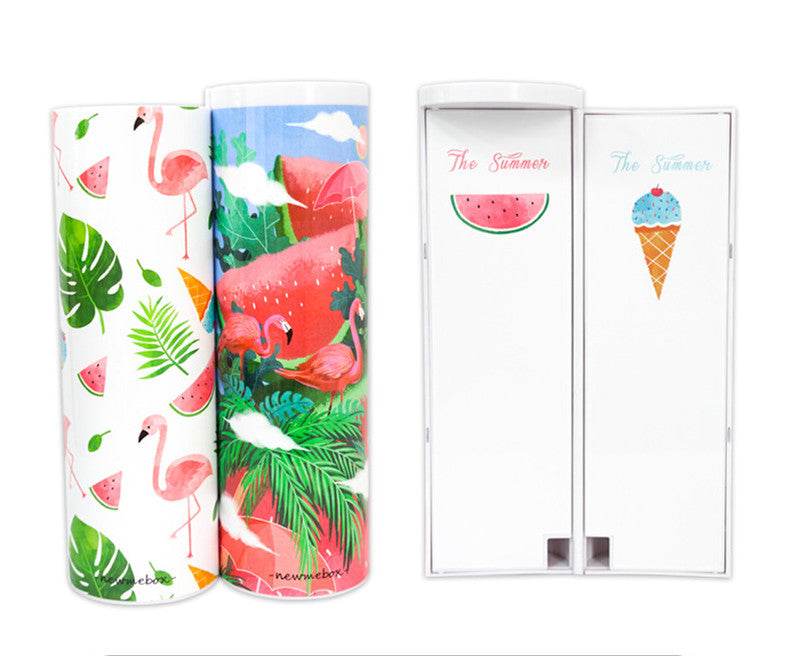 Long Student Pencil Case, Multifunctional Pencil Case, Plastic Double-layer Children's Creative Pencil Case - ProTrendyz