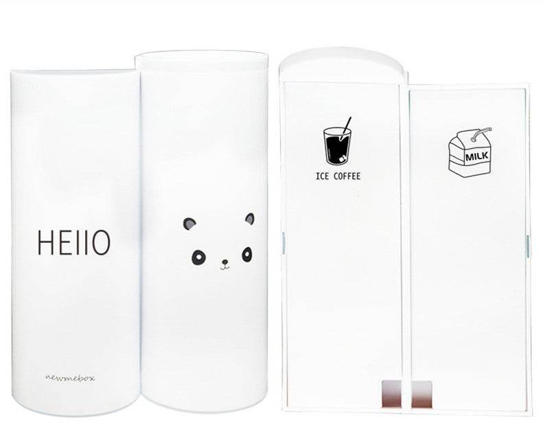 Long Student Pencil Case, Multifunctional Pencil Case, Plastic Double-layer Children's Creative Pencil Case - ProTrendyz