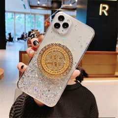 3D Diamond Dollar Turnplate Phone Case Luxury Designer - ProTrendyz