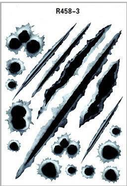 Simulation Bullet Hole Car Sticker, Car Bullet Hole Crack Car Sticker - ProTrendyz