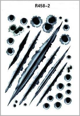 Simulation Bullet Hole Car Sticker, Car Bullet Hole Crack Car Sticker - ProTrendyz