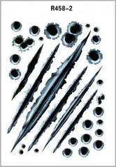 Simulation Bullet Hole Car Sticker, Car Bullet Hole Crack Car Sticker - ProTrendyz