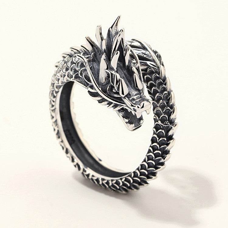 Personalized Retro Domineering Dragon Ring Ring - ProTrendyz