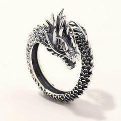 Personalized Retro Domineering Dragon Ring Ring - ProTrendyz