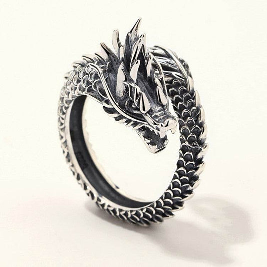 Personalized Retro Domineering Dragon Ring Ring - ProTrendyz