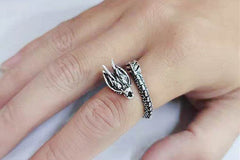 Personalized Retro Domineering Dragon Ring Ring - ProTrendyz