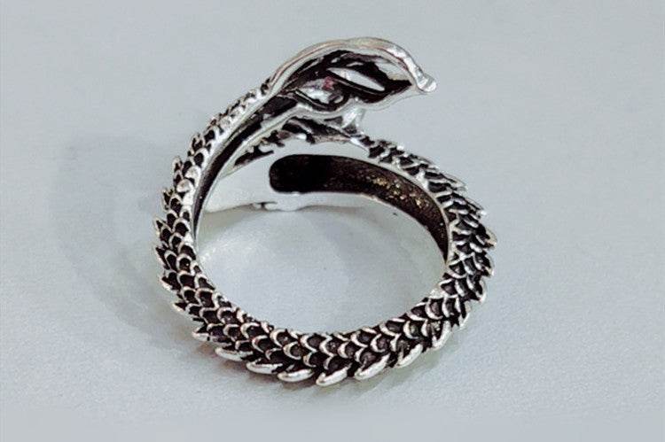 Personalized Retro Domineering Dragon Ring Ring - ProTrendyz