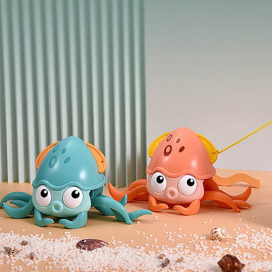 Summer Bathing Bath Toys Octopus Clockwork Swimming Children Playing Water And Land Dual-purpose Beach Water Summer Toys Gifts - ProTrendyz