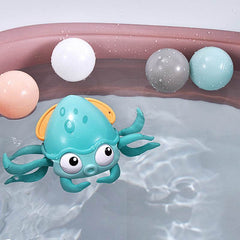 Summer Bathing Bath Toys Octopus Clockwork Swimming Children Playing Water And Land Dual-purpose Beach Water Summer Toys Gifts - ProTrendyz