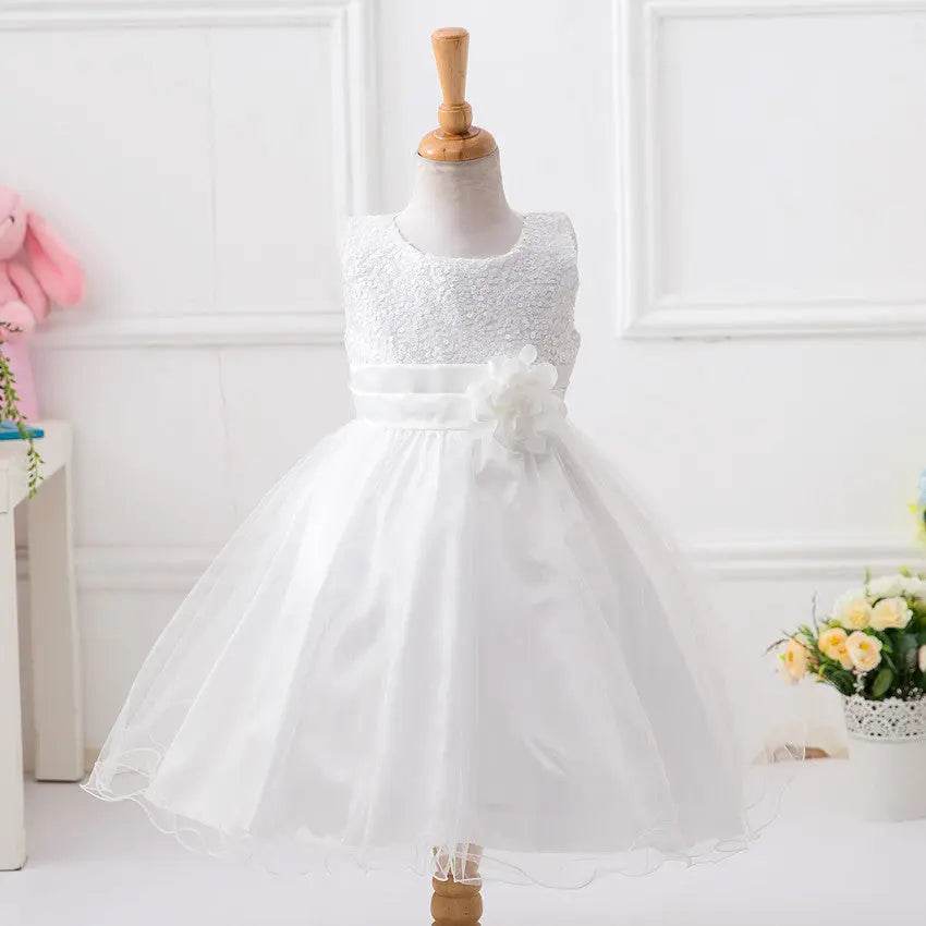 Baby Sequin Dress Flower Girl Wedding Princess Dress - ProTrendyz