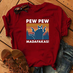 Short Sleeve Pew Maddakas T-Shirt European Size Top - ProTrendyz
