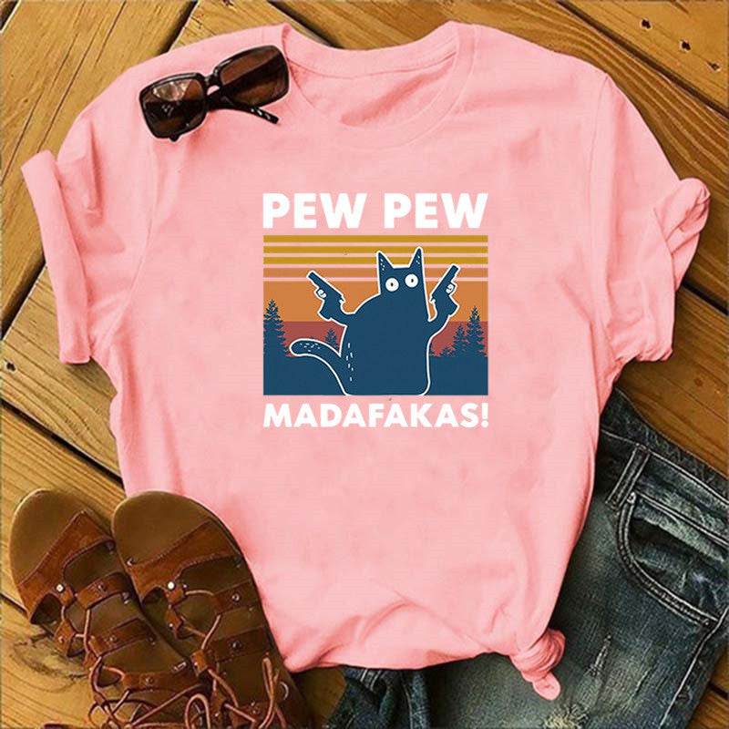 Short Sleeve Pew Maddakas T-Shirt European Size Top - ProTrendyz