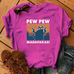Short Sleeve Pew Maddakas T-Shirt European Size Top - ProTrendyz