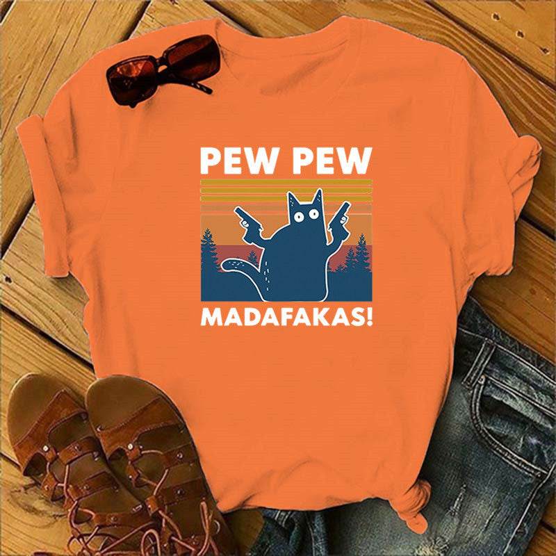 Short Sleeve Pew Maddakas T-Shirt European Size Top - ProTrendyz