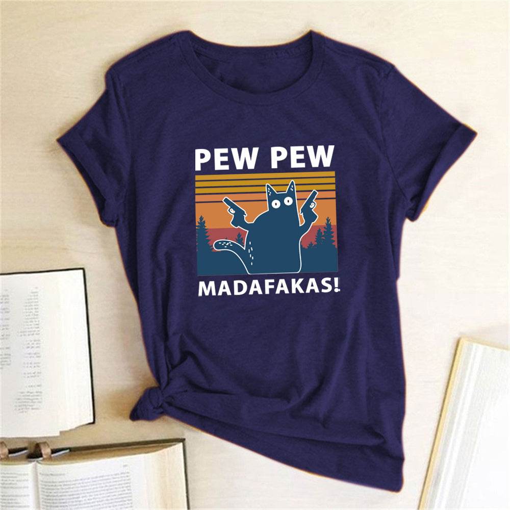 Short Sleeve Pew Maddakas T-Shirt European Size Top - ProTrendyz