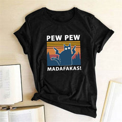 Short Sleeve Pew Maddakas T-Shirt European Size Top - ProTrendyz