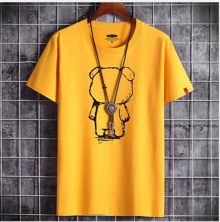 Mens Casual Bear Anime T Shirt - ProTrendyz