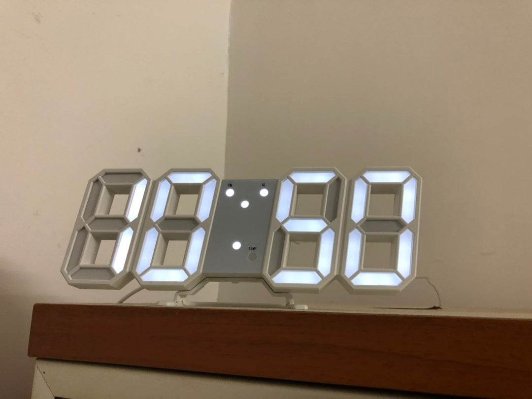 3D Luminous LED Digital Clock, Simple And Versatile At Home - ProTrendyz