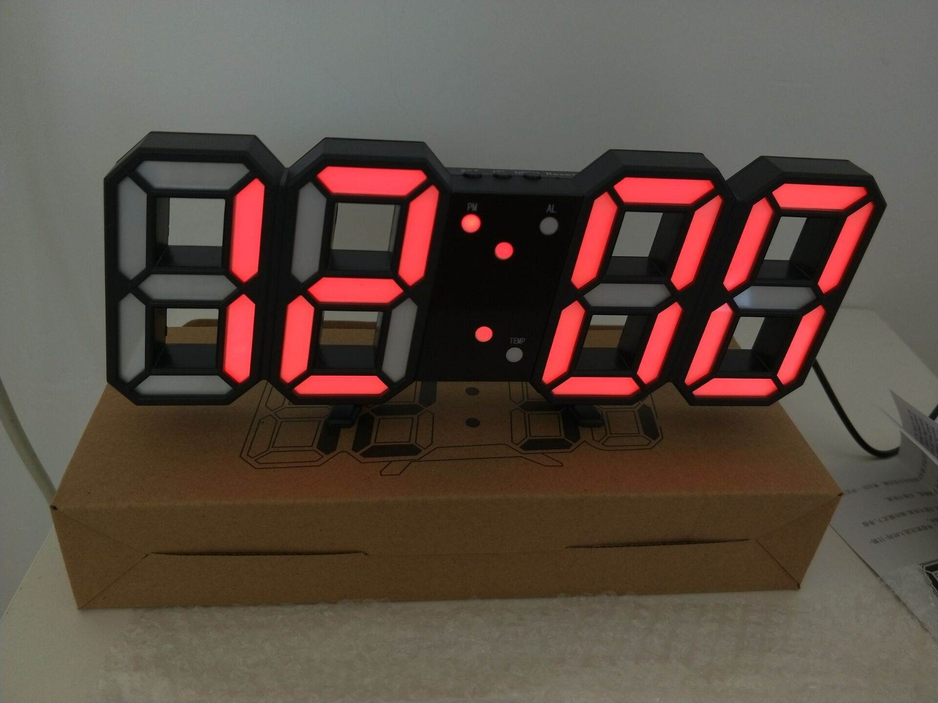 3D Luminous LED Digital Clock, Simple And Versatile At Home - ProTrendyz