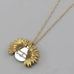 You Are My Sunshine Sunflower Necklace Women Men US - ProTrendyz