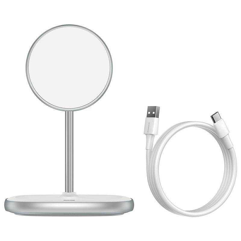 Compatible with Apple , Swan Magnetic Desktop Stand Wireless Charger - ProTrendyz