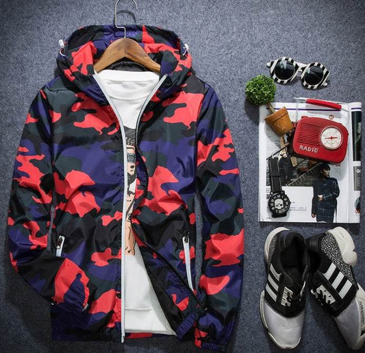 Covrlge Men Jacket Fashion Spring Men Brand Camouflage Jackets Casual Mens Coat Men's Hooded Luminous Zipper Coats MWJ011 - ProTrendyz