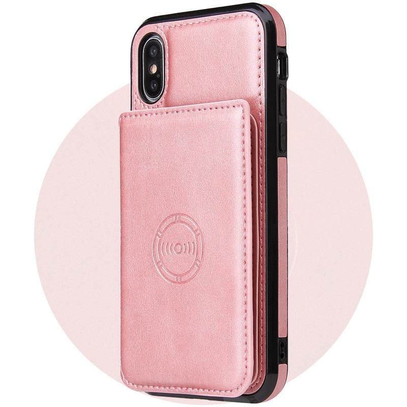 Card wallet leather case phone case - ProTrendyz