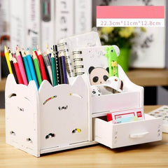 Multi-function pen holder creative student cartoon children desktop small storage box - ProTrendyz