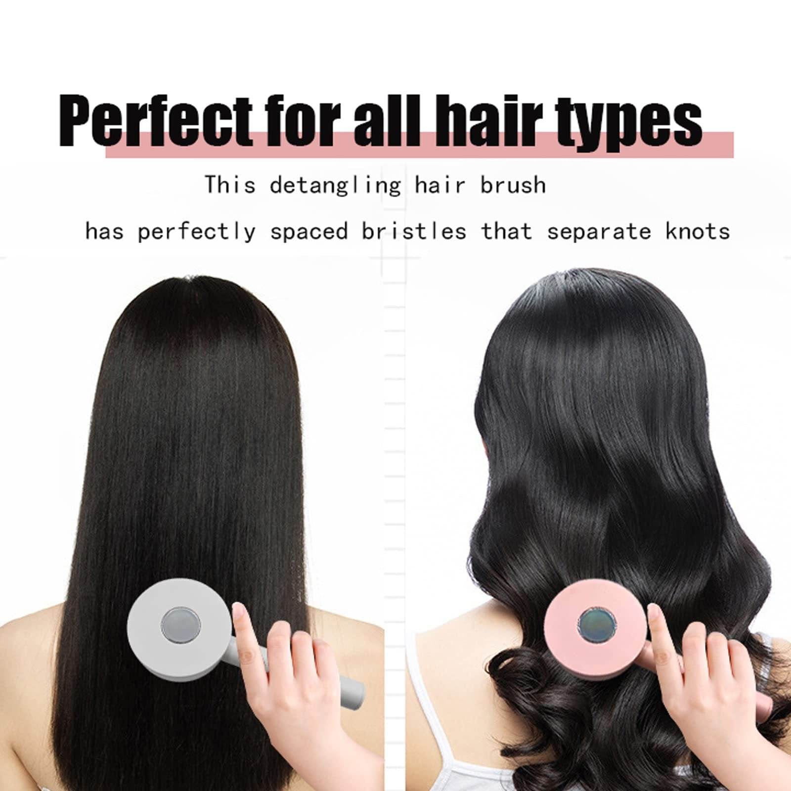 One-key Self-cleaning Hair Brush For Women Curly Hair Brush Anti-Static Airbag Massage Comb Airbag Massage Scalp Comb Professional Detangling One-key Self-cleaning - ProTrendyz