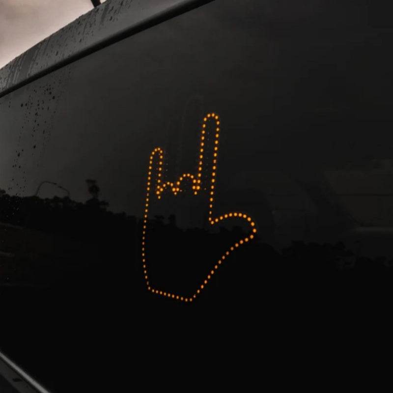 Funny New LED Illuminated Gesture Light Car Finger Light With Remote Road Rage Signs Middle Finger Gesture Light Hand Lamp - ProTrendyz