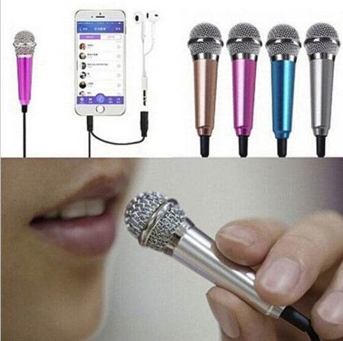 Mini mobile phone microphone mobile phone recording sing small microphone small microphone - ProTrendyz