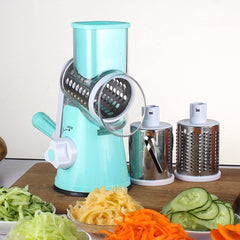 Vegetable Cutter Round Mandoline Slicer Potato Julienne Carrot Grater Cheese - ProTrendyz