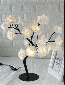 LED Tree Lamp Rose Small Tree Lamp Modeling Lamp Table Lamp - ProTrendyz
